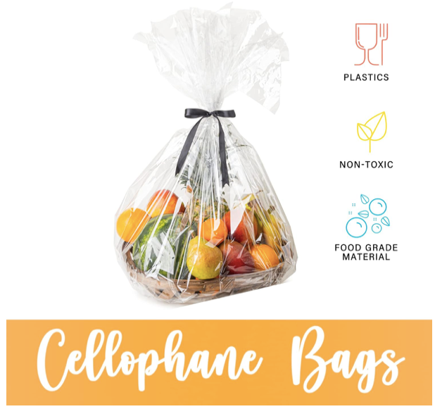 Clear Compostable Cellophane Bags