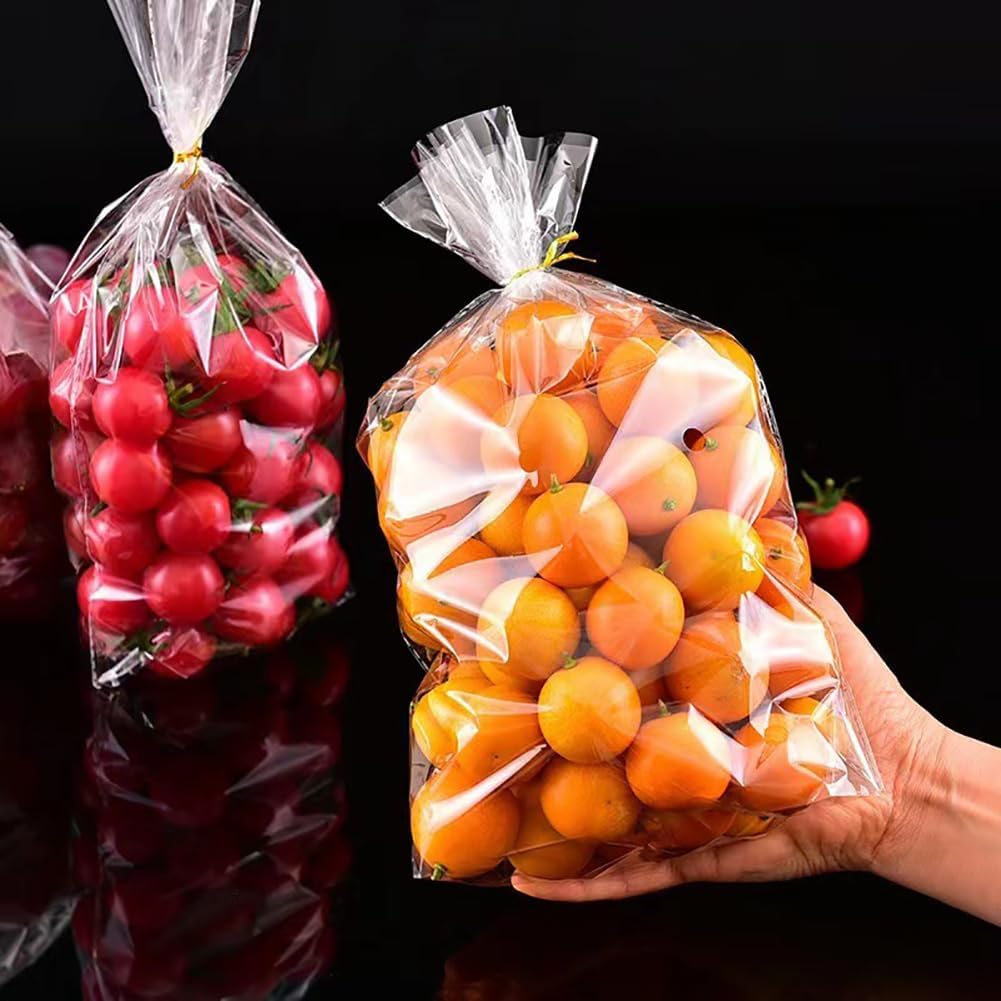 Cellophane Bags Fruit Cello Bags Cellophane Birthday Sweet Bags Transparent Cellophane Bags Plastic Gift Packaging Bag