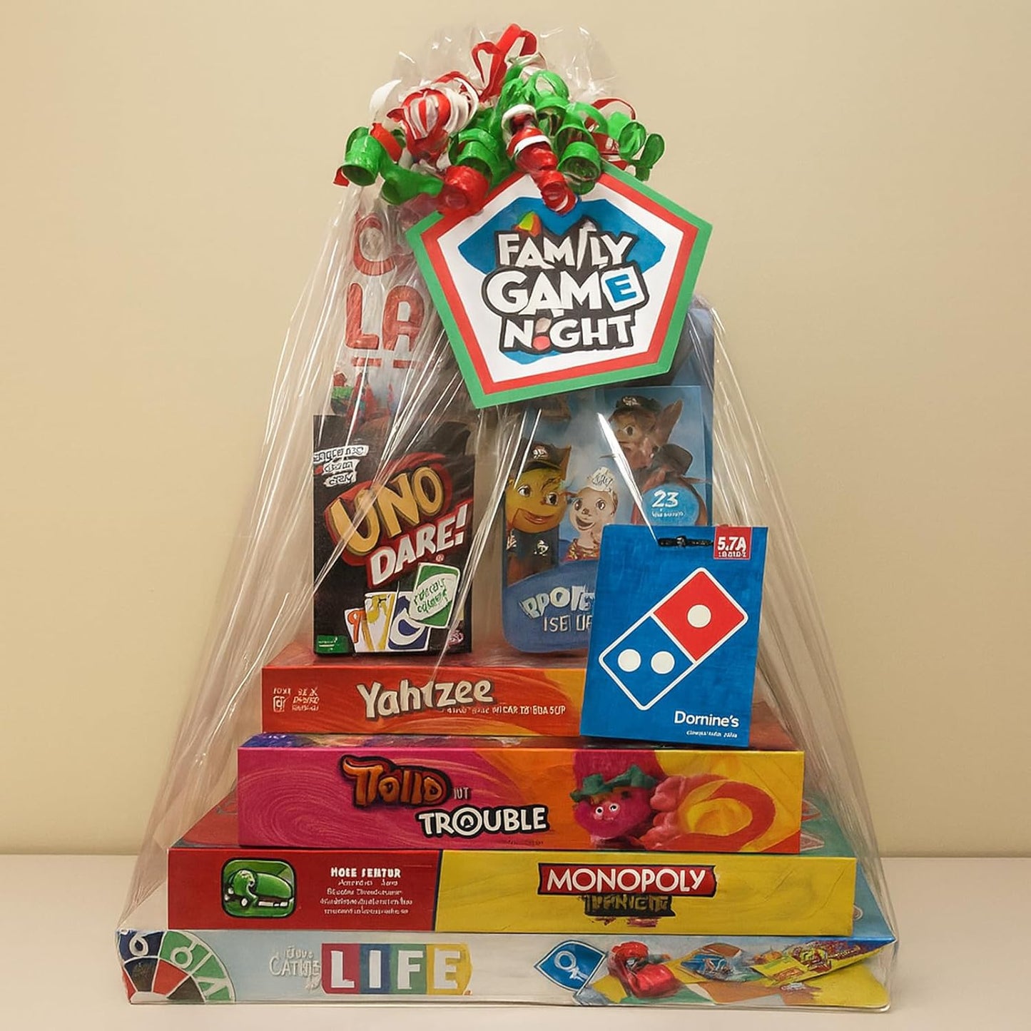 Cellophane Wrap for Gift Baskets - Large Clear Cello Gift Bags with Ties Plastic for Gift Giving, Packaging Products