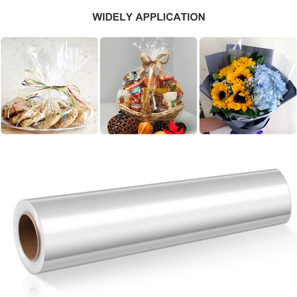 Packaging Cellophane Roll Film Celephane Basket Wrap Clear Wrapping