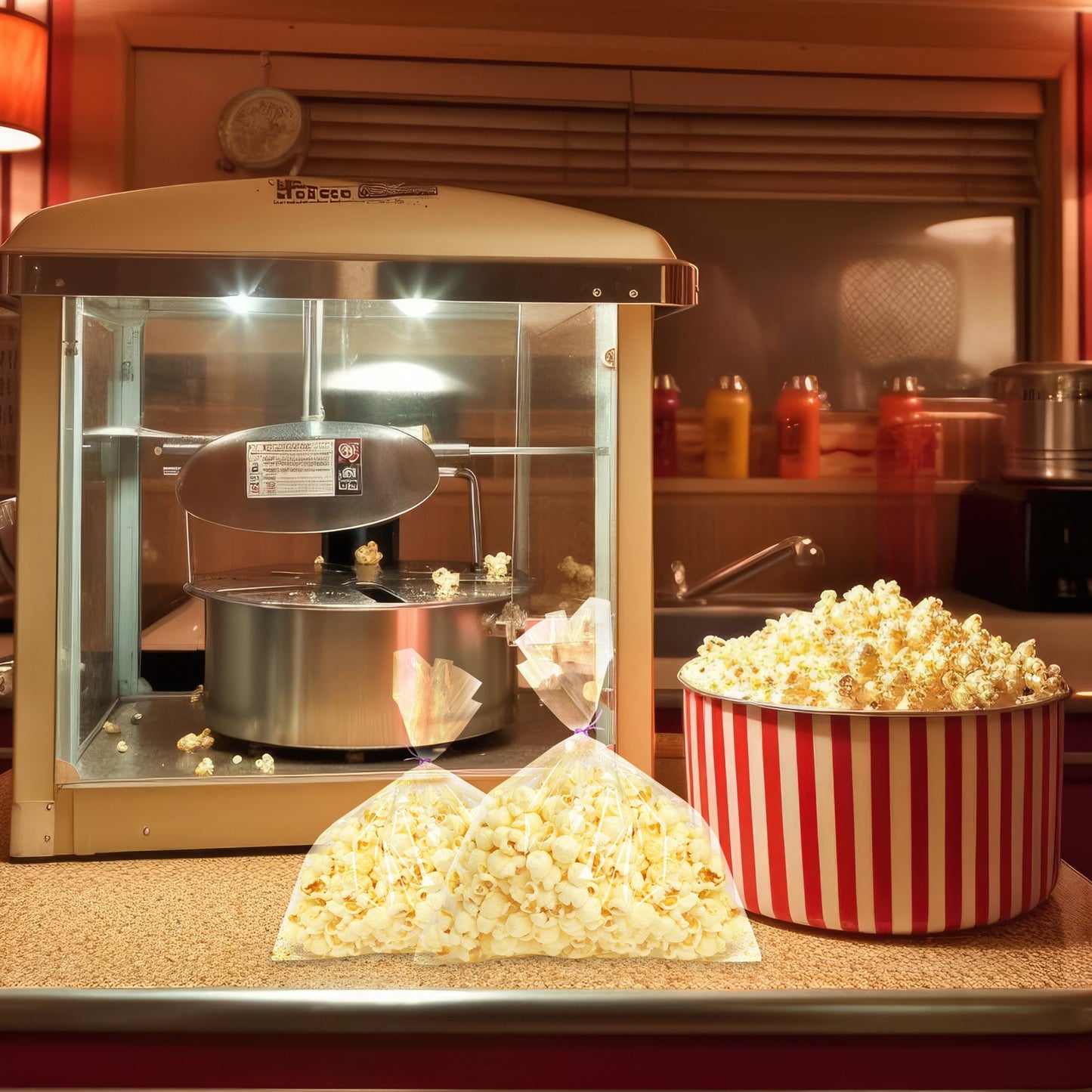 Clear Flat Cello Cellophane Treat Bags